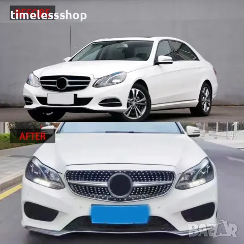 Решетка Mercedes E CLASS W212 13-15 г., снимка 2 - Части - 50152618