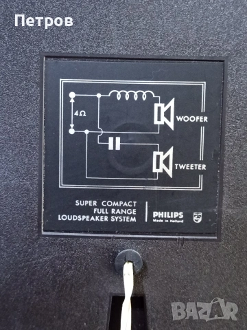 Тонколона "Philips"high fidelity , снимка 7 - Тонколони - 53422942