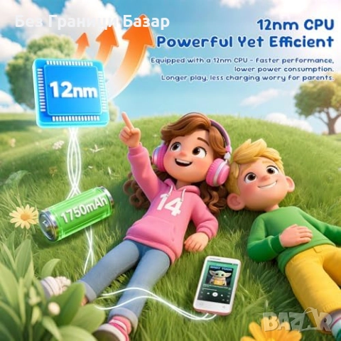 Нов 80GB Детски MP3/MP4 плеър с WiFi, Bluetooth и родителски контрол, снимка 8 - Други - 52271226