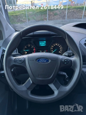 Ford Transit Custom 2.2 TDCI 9 Места 2x Клима, Серв. Книжка 173 000 КМ, снимка 8 - Бусове и автобуси - 53419139