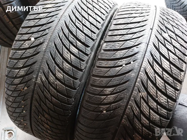 2бр.зимни гуми MICHELIN 245/45/19 DOT 0422, снимка 2 - Гуми и джанти - 48697547