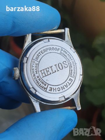 Стар мъжки часовник Helios 15 jewels, снимка 3 - Мъжки - 45317316