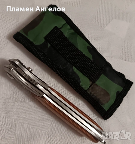 Сгъваем джобен нож,ножче с автоматично отваряне, снимка 8 - Ножове - 53820867