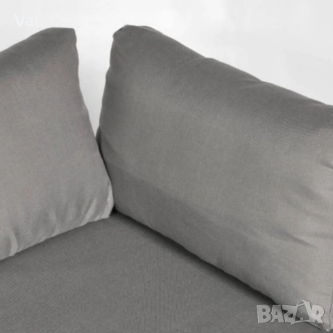 Градински комплект KANZA - модулен ъглов диван от алуминий с удобни възглавници и маса, снимка 2 - Градински мебели, декорация  - 53643479