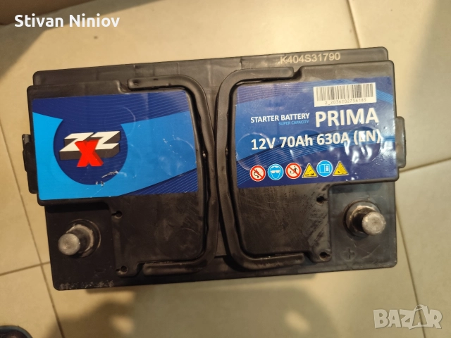 Акумулатор ZZX Prima 70AH , снимка 3 - Части - 52764707