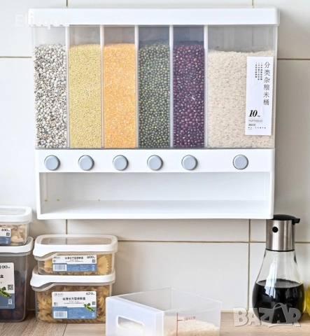 Дозатор за съхранение на зърнени храни и подправки, снимка 3 - Други стоки за дома - 52865276