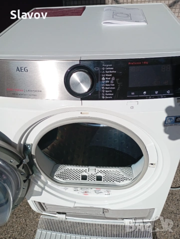 Сушилня Aeg 8000 Absolute Care, снимка 3 - Сушилни - 54031257