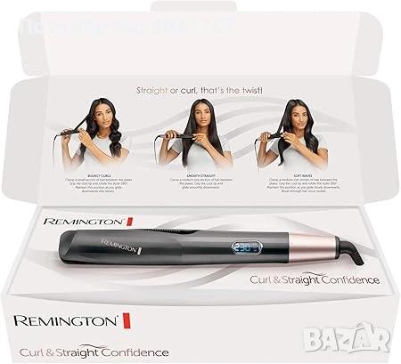 Преса за коса Remington S6606 Curl and Straight Confidence, снимка 5 - Други - 50962905