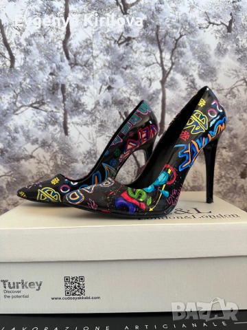 Дамски обувки на ток , снимка 2 - Дамски обувки на ток - 54110784