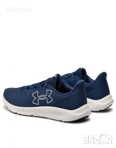 UNDER ARMOUR Charged Pursuit 3 Big Logo Running Shoes Navy, снимка 2 - Маратонки - 46416084