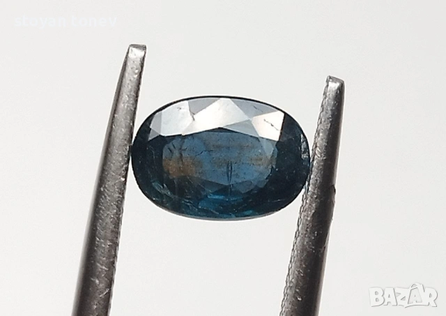 Естествен ненагряван син сапфир 0.97 карата от Мадагаскар! Сертифициран!, снимка 9 - Други - 53716405