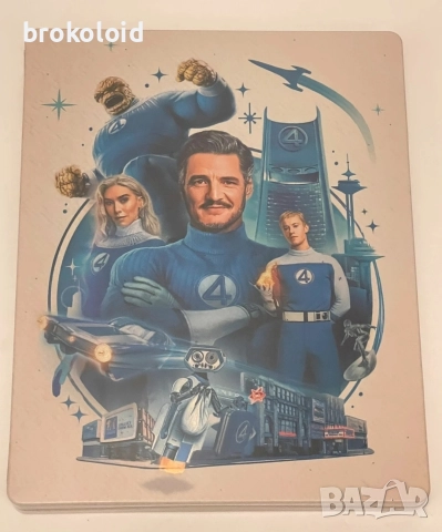 fantastic four first steps 4K UltraHD steelbook blu ray стийлбуук