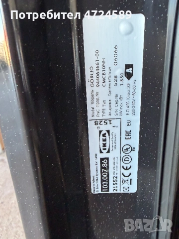 вградена фурна IKEA GÖRLIG, снимка 10 - Печки, фурни - 53294736
