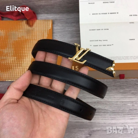 колани от естествена кожа в кутия Louis Vuitton , снимка 9 - Колани - 53068009