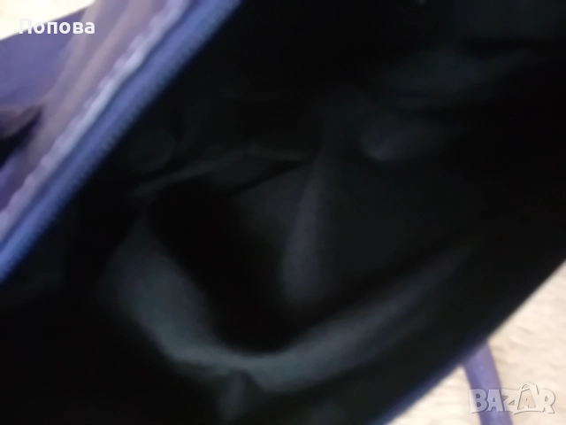 Италианска  лилава чанта  естествена кожа, снимка 7 - Чанти - 52372006