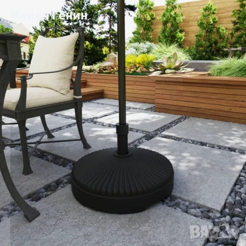 Стойка за градински чадър Outsunny, снимка 3 - Градински мебели, декорация  - 53905461