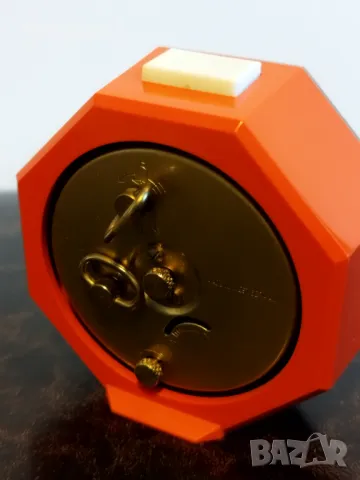 Стар механичен будилник, настолен часовник, снимка 8 - Антикварни и старинни предмети - 50100240