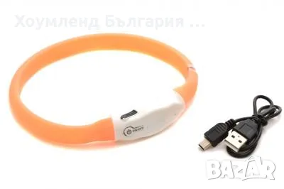 Светеща LED каишка за куче - Водоустойчива с USB презареждаща се батерия, снимка 6 - За кучета - 48770412