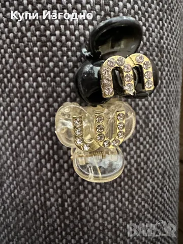 Luis Vuitton аксесоар за коса + мини скрънч + мини шноли Miu miu, снимка 6 - Аксесоари за коса - 48102962