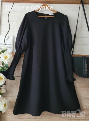 Черна елегантна официална рокля 