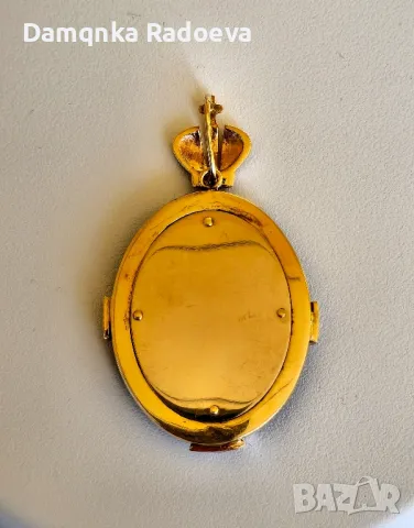 СССР златна висулка с Якутски Диаманти , снимка 13 - Колиета, медальони, синджири - 49628528