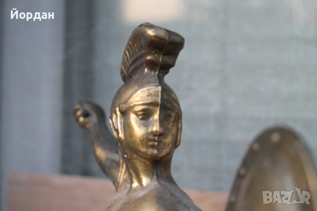 Бронзова фигурка ''Римски войник '', снимка 8 - Колекции - 53711136