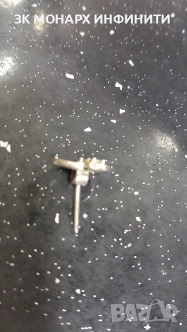 сребърна обеца / без винт, снимка 3 - Обеци - 52854846