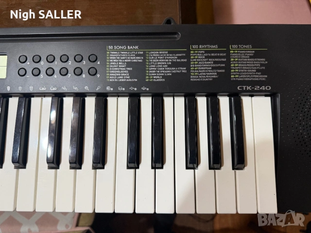Електронен клавир Casio СТК-240 – , снимка 7 - Други - 54006422