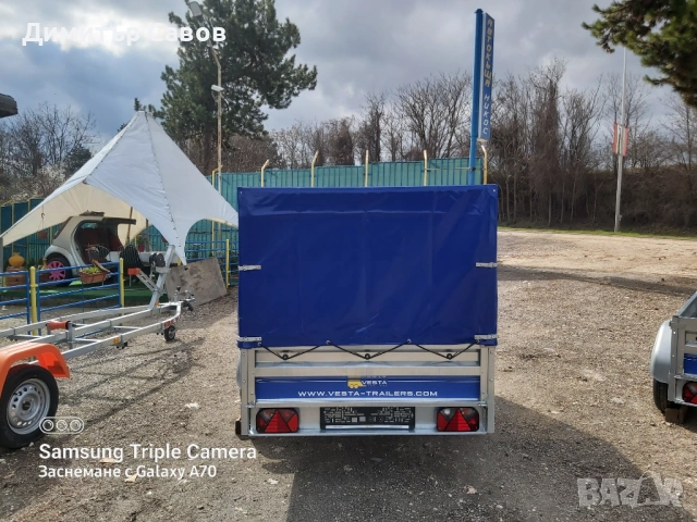 Туристическо, самосвално ремарке VESTA LIGHT 23 с брезент и шпригли Н-120, снимка 6 - Ремаркета - 53392528