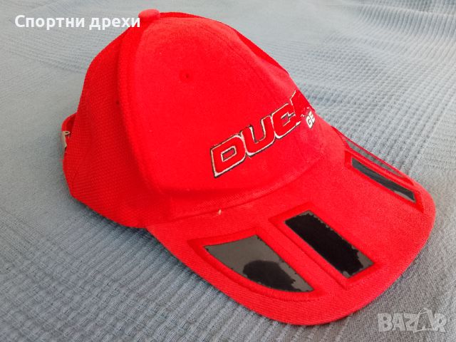 Памучна шапна с козирка Ducati Gear, снимка 1 - Шапки - 45468610