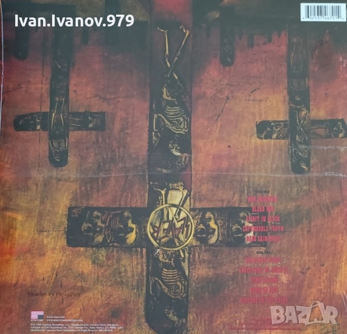 Vinyl (Slayer - Seasons In The Abyss), снимка 2 - Грамофонни плочи - 52054445