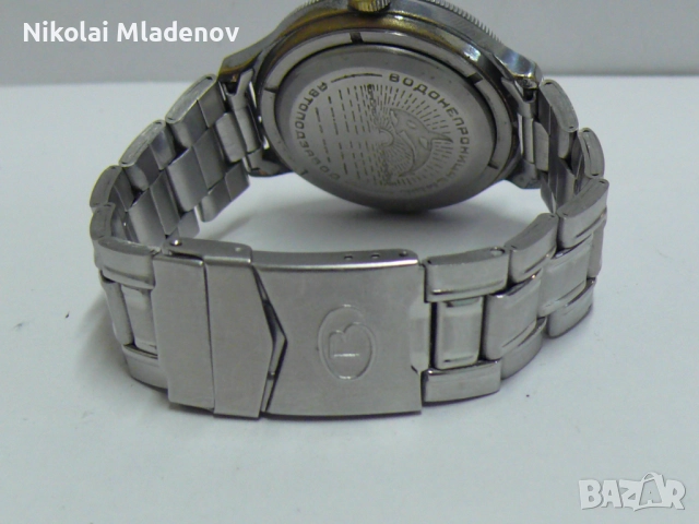 ВОСТОК КОМАНДИРСКИ АМФИБИЯ АВТОМАТ с дата, работещ, снимка 13 - Мъжки - 51884709