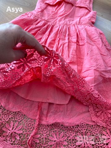 Розова рокля , снимка 5 - Детски рокли и поли - 45683132