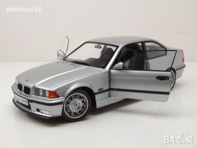 BMW E36 M3 1990 - мащаб 1:18 на Solido модела е нов в кутия, снимка 4 - Колекции - 43177873