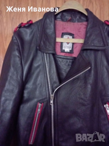 Кожено дамско яке, снимка 5 - Якета - 54194282