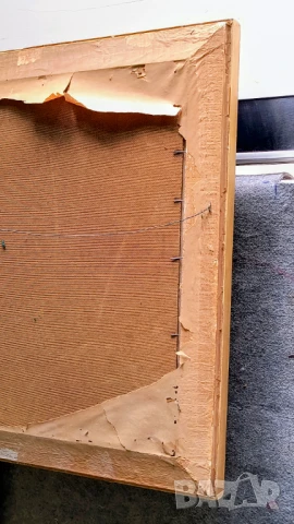 Оригинална маслена картина с цветя – подписана, Гърция, XX век, снимка 10 - Картини - 51236326