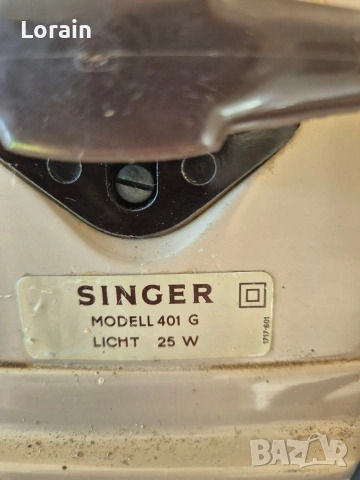 Шевна машина "SINGER 410G", снимка 3 - Шевни машини - 53130346