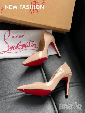 Дамски Кожени Обувки ✨ Christian Louboutin, снимка 2 - Дамски обувки на ток - 49427298