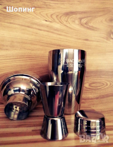 Бар сет от инокс - аксесоари за коктейли, шейкър, снимка 14 - Други - 37140185