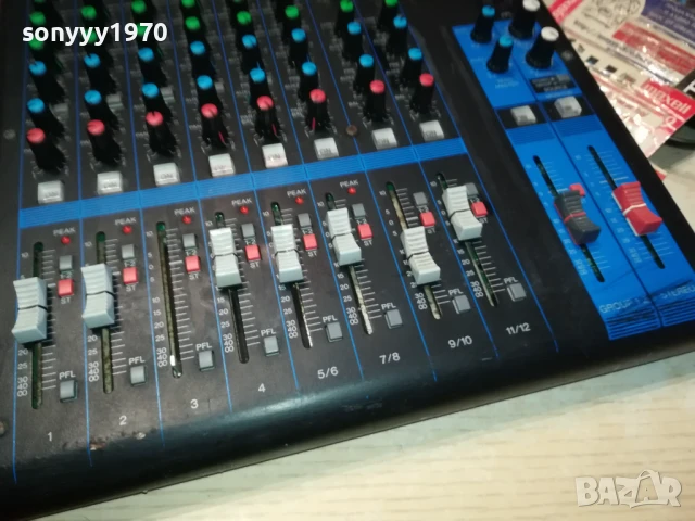 YAMAHA MG12 MIXING CONSOLE-1207252055, снимка 11 - Ресийвъри, усилватели, смесителни пултове - 51000406