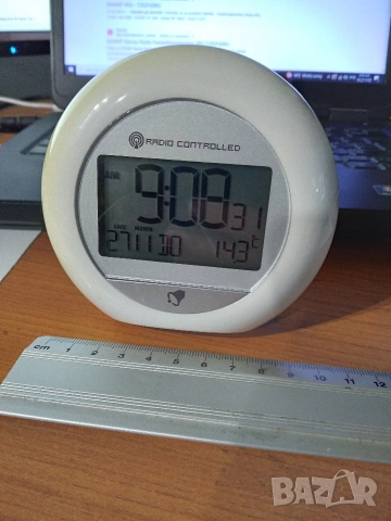 LCD часовник с календар,термометър и аларми., снимка 2 - Друга електроника - 52557098