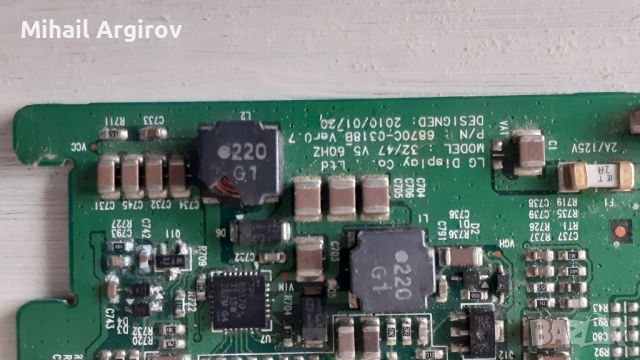 T-CON BOARD /ТИКОНИ/ ПЛАТКИ ПАНГЮРИЩЕ-1.16/32/37/47 FHD 120HZ/6870C-0312B/.LC320WUN/6870C-0230A/320W, снимка 10 - Части и Платки - 46782676