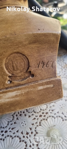 Порцеланов бюст на Гьоте , снимка 6 - Антикварни и старинни предмети - 52413345