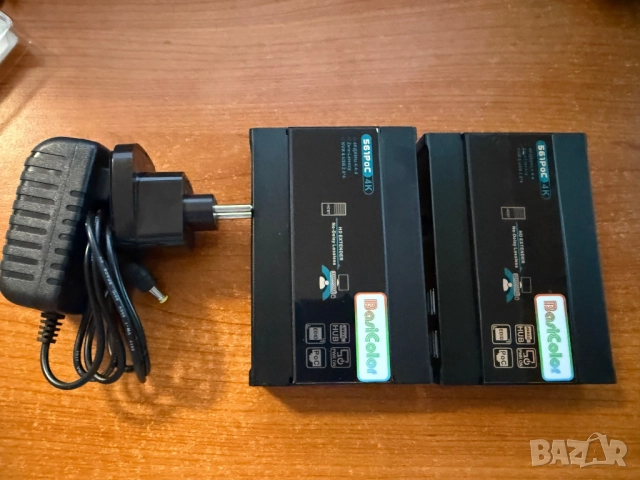 Basicolor HDMI KVM суич USB Extender 4K @ 60Hz KVM удължител по Cat5e/Cat6 метра, снимка 7 - Суичове - 52180881