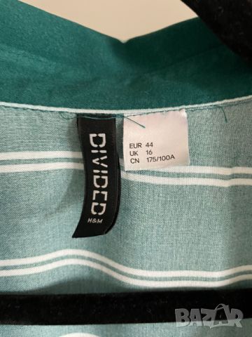 H&M Divided Дамска риза на райе, 44, снимка 2 - Ризи - 45719093