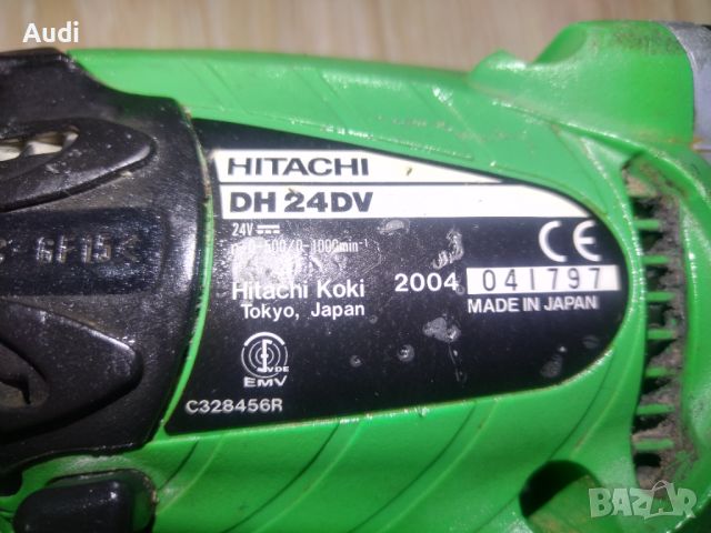 Ударен акумолаторен перфоратор/бормашина  HITAXHI DH24DV SDS Plus 24V, снимка 6 - Бормашини - 44908436