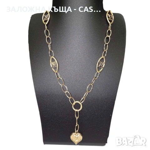 Златно колие 14к (585) с LV мотиви – 4.60гр