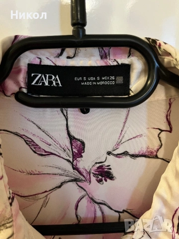 Дамска риза ZARA (S р-р) , снимка 4 - Ризи - 53452477