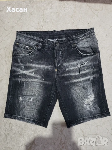 Мъжки къси дънки Dsquared2, снимка 5 - Дънки - 51276155