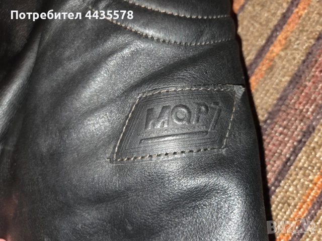 Кожено мото яке тип рокерско (рокерия) от естествена кожа, снимка 4 - Якета - 52886456